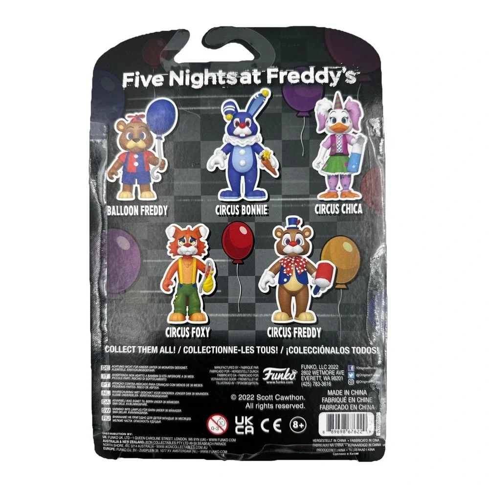 Five Nights at Freddy's Circus Chica Action Figure Funko 2022 FNAF Circus Series